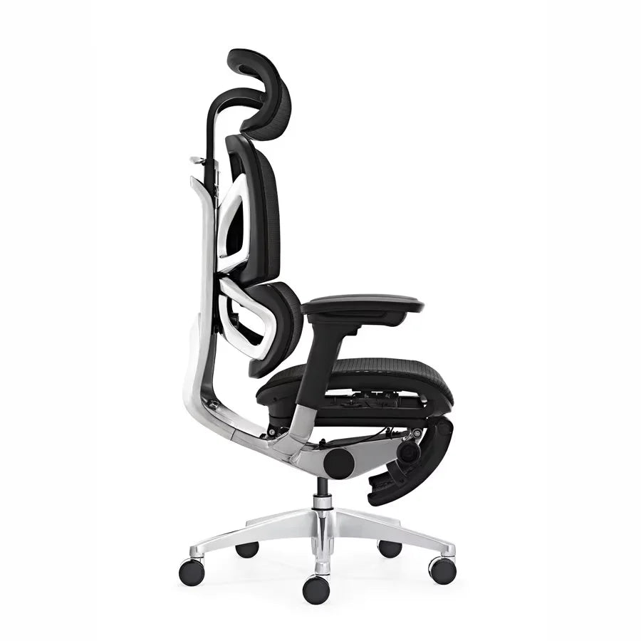 HKM-173139 Ergonomic Adjustable Executive Recliner Office Chair with Swivel and Mesh Design
