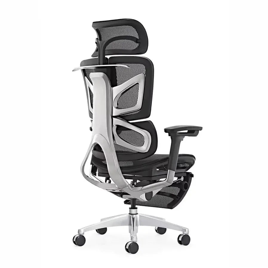 HKM-173139 Ergonomic Adjustable Executive Recliner Office Chair with Swivel and Mesh Design