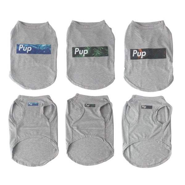 HKM-1731773 Casual Cotton Vest for Large Dogs – Summer Puppy Pet Clothes