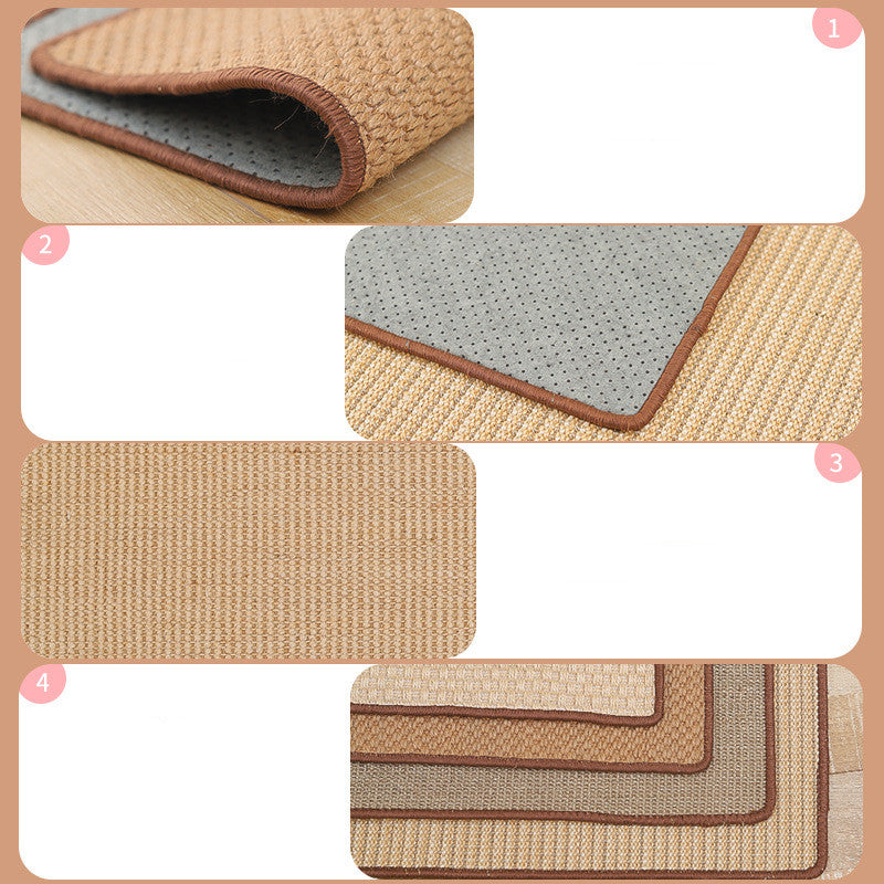 HKM-1732157 Sisal Cat Scratch Mat - Scratch-Resistant & Wear-Resistant, Available in Multiple Sizes