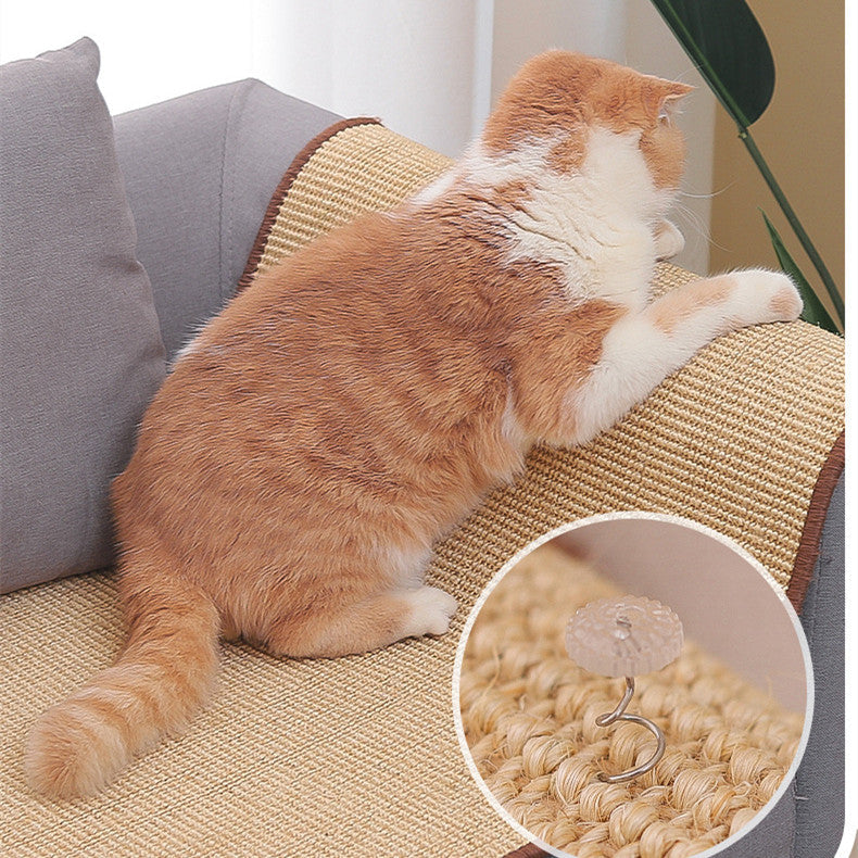 HKM-1732157 Sisal Cat Scratch Mat - Scratch-Resistant & Wear-Resistant, Available in Multiple Sizes