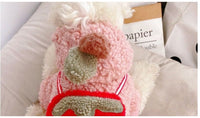 HKM-1732541 Strawberry Pattern Cotton-Padded Dog Coat for All Breeds