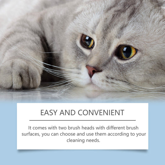 HKM-1733821 Pet Oral Cleaning Care Suite with Gentle Decontamination Solution and Brush for Dogs and Cats