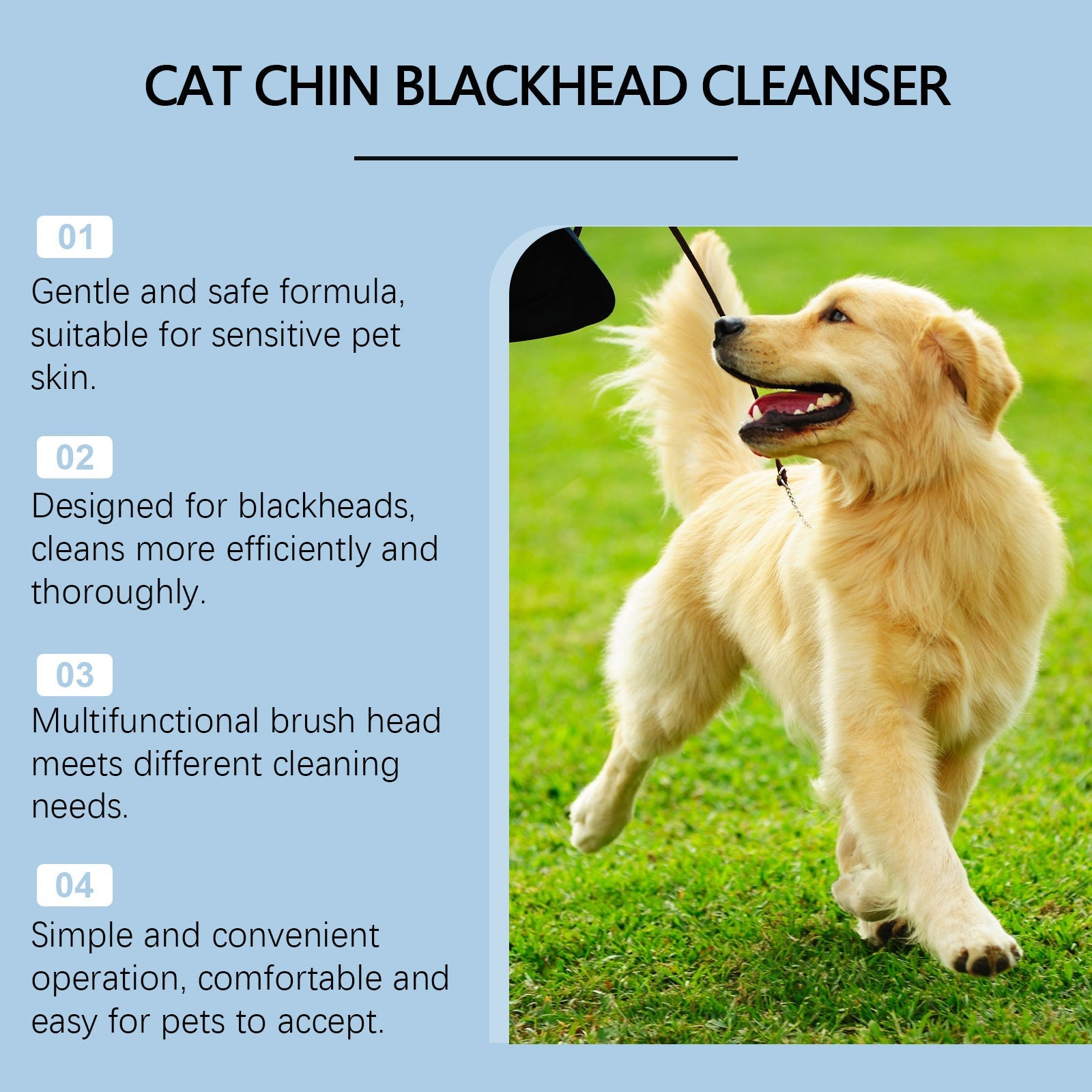 HKM-1733821 Pet Oral Cleaning Care Suite with Gentle Decontamination Solution and Brush for Dogs and Cats