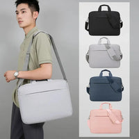 HKM-173395 Large Capacity Men's Laptop Briefcase for Business Travel - Versatile Shoulder Messenger Bag
