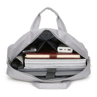 HKM-173395 Large Capacity Men's Laptop Briefcase for Business Travel - Versatile Shoulder Messenger Bag