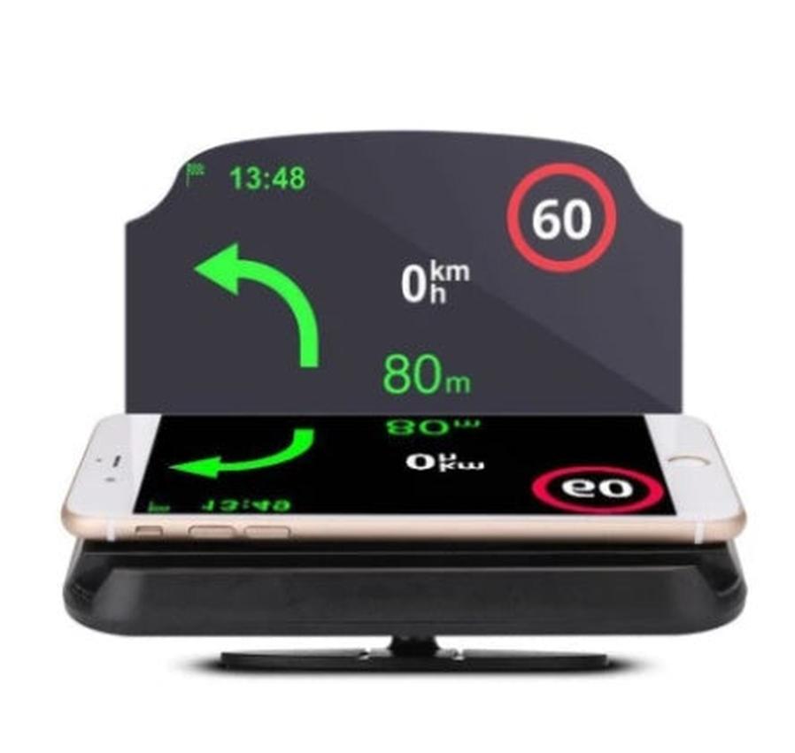 HKM-173395 Smartphone Head-Up Display Navigation Bracket with Adjustable Angle and Strong Suction Cup