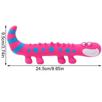 HKM-1734589 Squeaky Latex Lizard Dog Toy for Interactive Play and Training - Ideal for Small and Medium Dogs