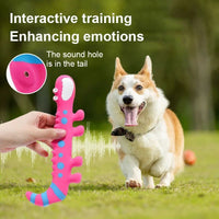 HKM-1734589 Squeaky Latex Lizard Dog Toy for Interactive Play and Training - Ideal for Small and Medium Dogs