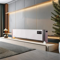 HKM-173459 Graphene Electric Skirting Board Heater with Remote Control, Adjustable Thermostat, and Overheat Protection for Home & Bathroom