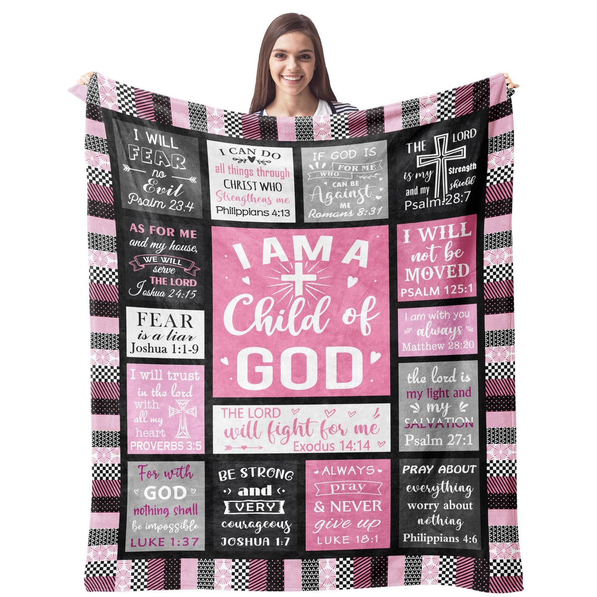HKM-173523 Cozy Striped Polyester Fiber Blanket - Available in Multiple Sizes for All Seasons