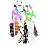 HKM-1736765 Feather Replacement Heads for Cat Toys in Various Colors and Designs