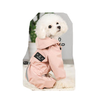 HKM-1738301 Waterproof Breathable Reflective Dog Raincoat with Sweat-Absorbent Lining