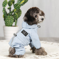HKM-1738301 Waterproof Breathable Reflective Dog Raincoat with Sweat-Absorbent Lining