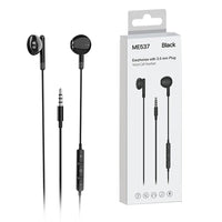 HKM-173843 3.5mm Wired Earphones with Microphone for Mobile Phones, Hi-Fi Stereo Sound Quality Earbuds Headset
