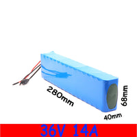 HKM-173907 36V 14Ah Lithium-ion Scooter Replacement Battery Pack with BMS Protection