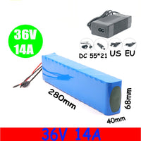 HKM-173907 36V 14Ah Lithium-ion Scooter Replacement Battery Pack with BMS Protection