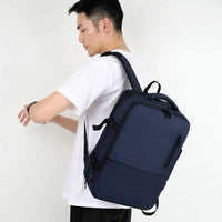 HKM-173907 Waterproof Business Laptop Backpack with Large Capacity and Lightweight Design for Office Use