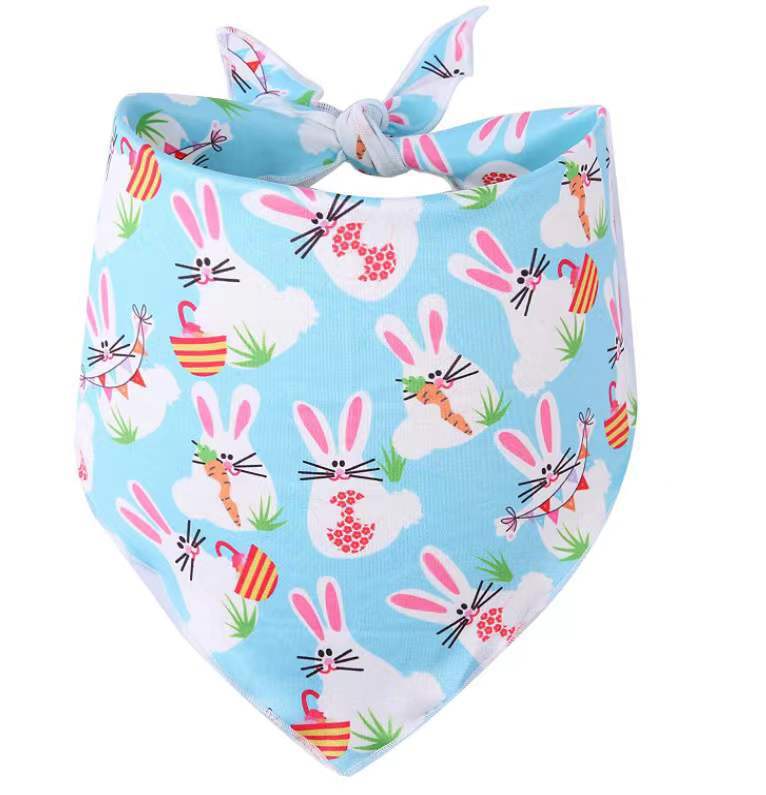 HKM-1739325 Easter-Themed Pet Party Décor Kit with Carrots, Towels, and Hair Hoop