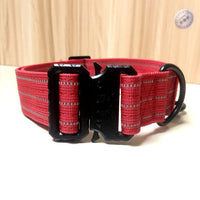 HKM-1739709 Tactical Dog Collar for Outdoor Use - Adjustable 32-56CM for 30-80 Pound Dogs - Various Colors Available
