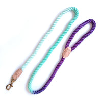 HKM-1741501 Multicolor Cotton Pet Leash with Double Hooks - 180cm Length