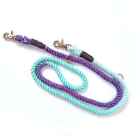 HKM-1741501 Multicolor Cotton Pet Leash with Double Hooks - 180cm Length