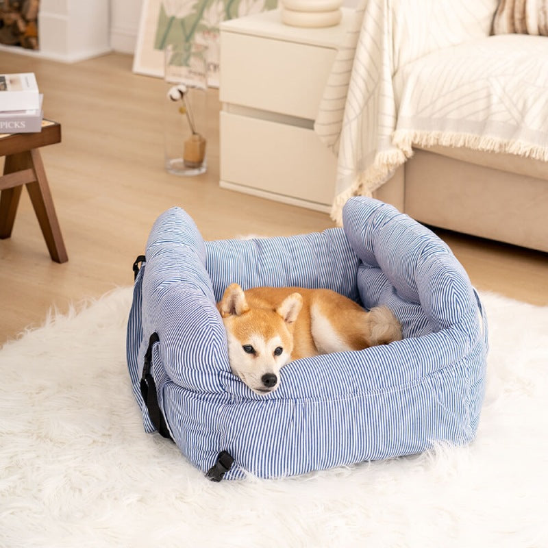 HKM-1741757 Pet Co-Driving Seat Car Kennel - Multi-Purpose with 3 Color Options, 2 Sizes Available