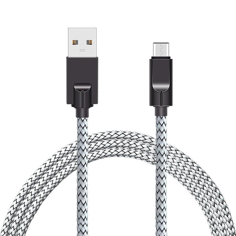 HKM-174227 Zinc Alloy Data Cable for Apple & Android – Fast Charging, 2.4A Output, Various Lengths, Multiple Colors