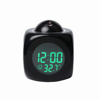 HKM-174355 LED Projection Alarm Clock with Voice Reporting Function