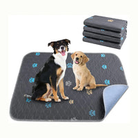HKM-174355 Non-Slip Reusable Washable Dog Training Pee Pads - Absorbent Pet Mat for Easy Clean-Up