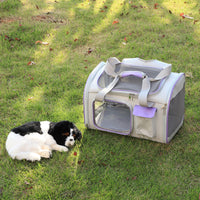 HKM-1743933 Foldable Dual-Purpose Pet Backpack in Various Colors - Soft Oxford Cloth Design