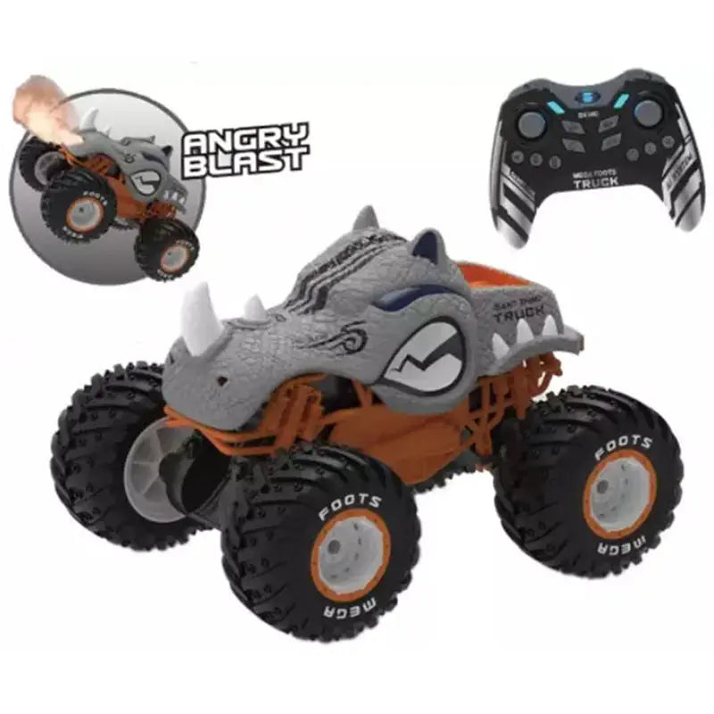 HKM-174419 2.4G Remote Control Spinning Stunt Rhinoceros Car Toy for Kids Ages 5 and Up