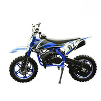 HKM-174419 50cc Mini Moto Cross Dirt Bike for Kids, 40-60km/h Speed, Chain Drive, 10-Inch Wheels