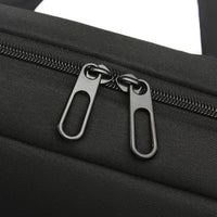 HKM-174547 Large Capacity 16 Inch Nylon Laptop Tote Bag - Portable Black Case for Computers