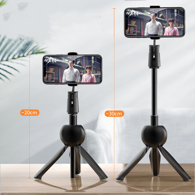 HKM-174547 Mobile Phone Holder for Desktop Live Streaming with Selfie Stick and Bluetooth Remote Control