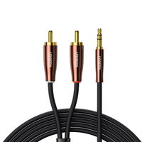 HKM-174675 Audio Cable for Connecting Mobile Phones and Computers to Power Amplifiers - Gold-Plated, Various Lengths Available