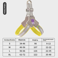 HKM-1747261 Adjustable Dog Leash with Hand Holding Rope Vest - Nylon Material, Available in Black, Red, and Yellow