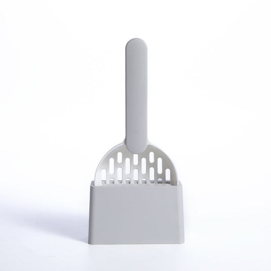HKM-174931 Cat Litter Shovel Set with Base - Durable ABS Material in Multiple Colors