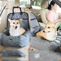 HKM-1749693 Waterproof Non-Slip Pet Car Mats for Dogs - Multifunctional Car Nest in Black, Gray, and Beige