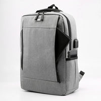 HKM-175059 Stylish Waterproof Business Laptop Backpack with USB Charging Port and Custom Logo Options