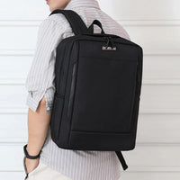 HKM-175059 Stylish Waterproof Business Laptop Backpack with USB Charging Port and Custom Logo Options