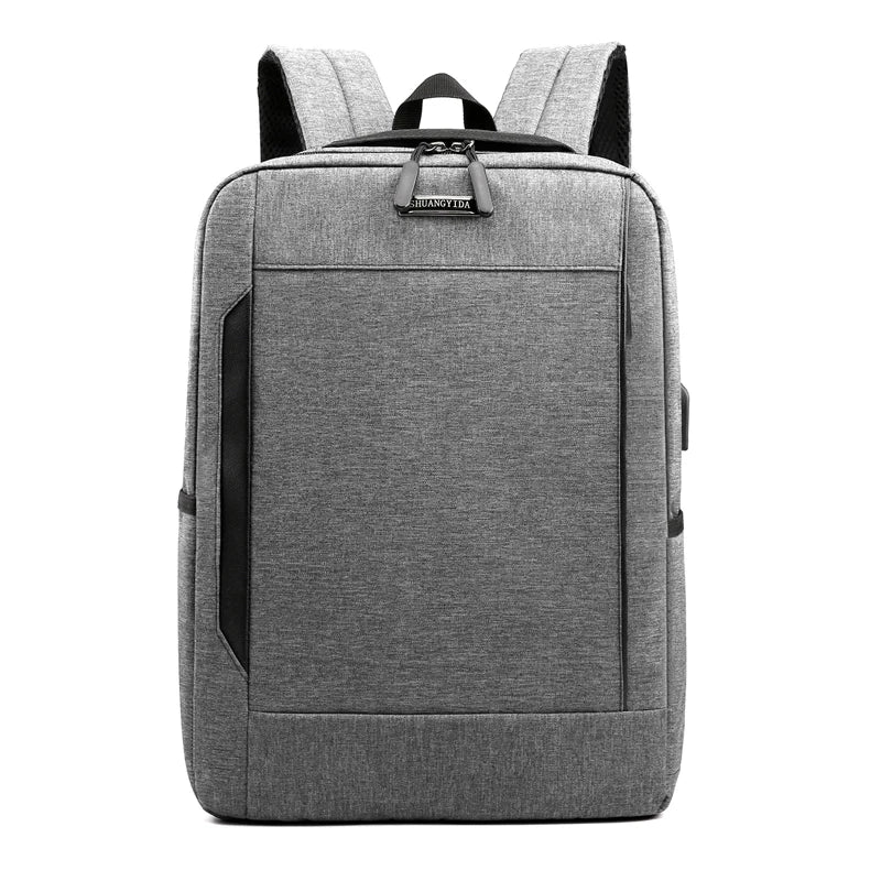 HKM-175059 Stylish Waterproof Business Laptop Backpack with USB Charging Port and Custom Logo Options