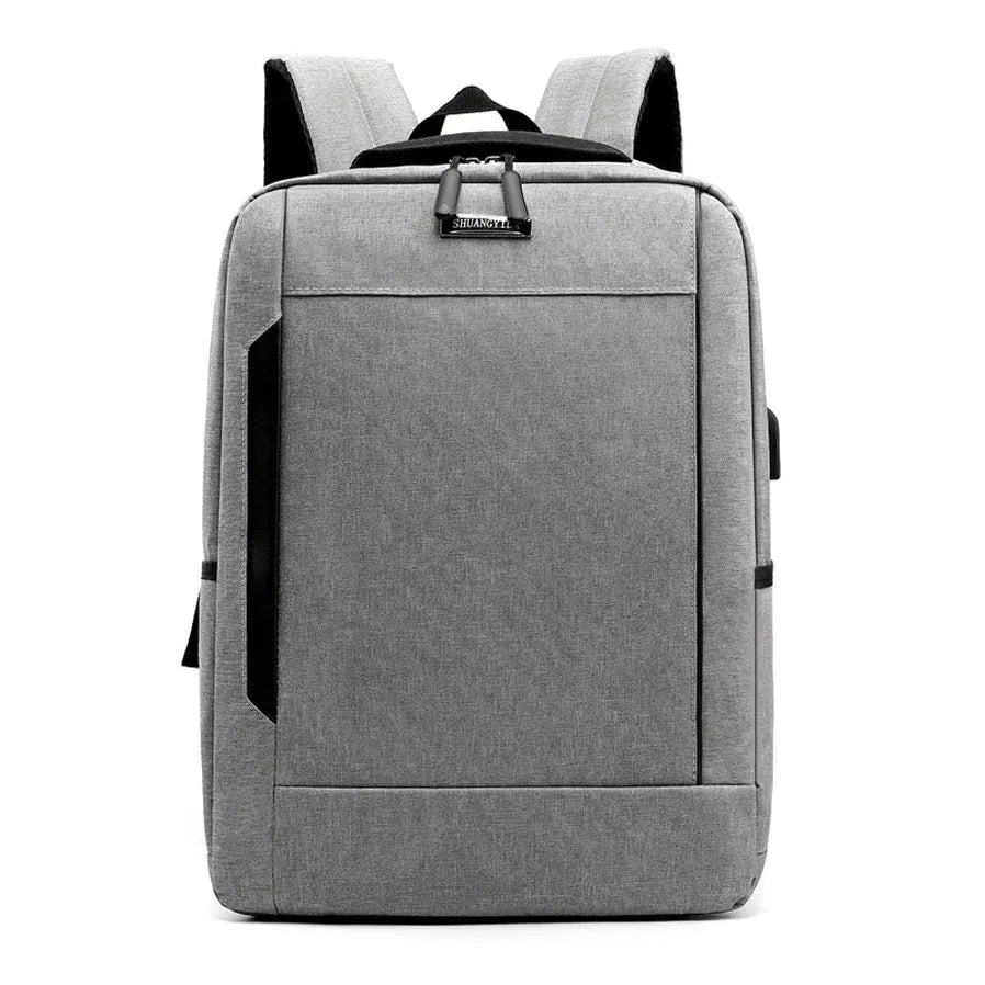 HKM-175059 Stylish Waterproof Business Laptop Backpack with USB Charging Port and Custom Logo Options