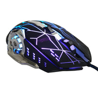 HKM-175059 Wired Optical Gaming Mouse with 5500 DPI, 7 RGB Backlight Colors, 7 Programmable Buttons for PC and Laptop