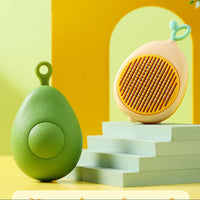 HKM-1750717 Portable Pet Grooming Comb with One-Click Self-Cleaning Massage Brush for Cats and Dogs