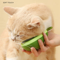 HKM-1750717 Portable Pet Grooming Comb with One-Click Self-Cleaning Massage Brush for Cats and Dogs