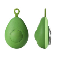 HKM-1750717 Portable Pet Grooming Comb with One-Click Self-Cleaning Massage Brush for Cats and Dogs
