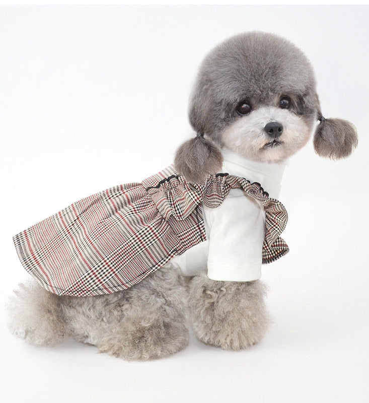 HKM-1751613 Cute Japanese and Korean Style Soft Cotton Clothes for Small Dogs and Cats