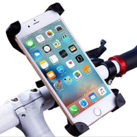 HKM-175251 Motorcycle Mobile Phone Holder Bracket - Black Plastic Resin, Convenient Accessory