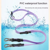 HKM-1753021 Multifunctional PVC Running Leash for Pets - Waterproof and Soft Handling Rope